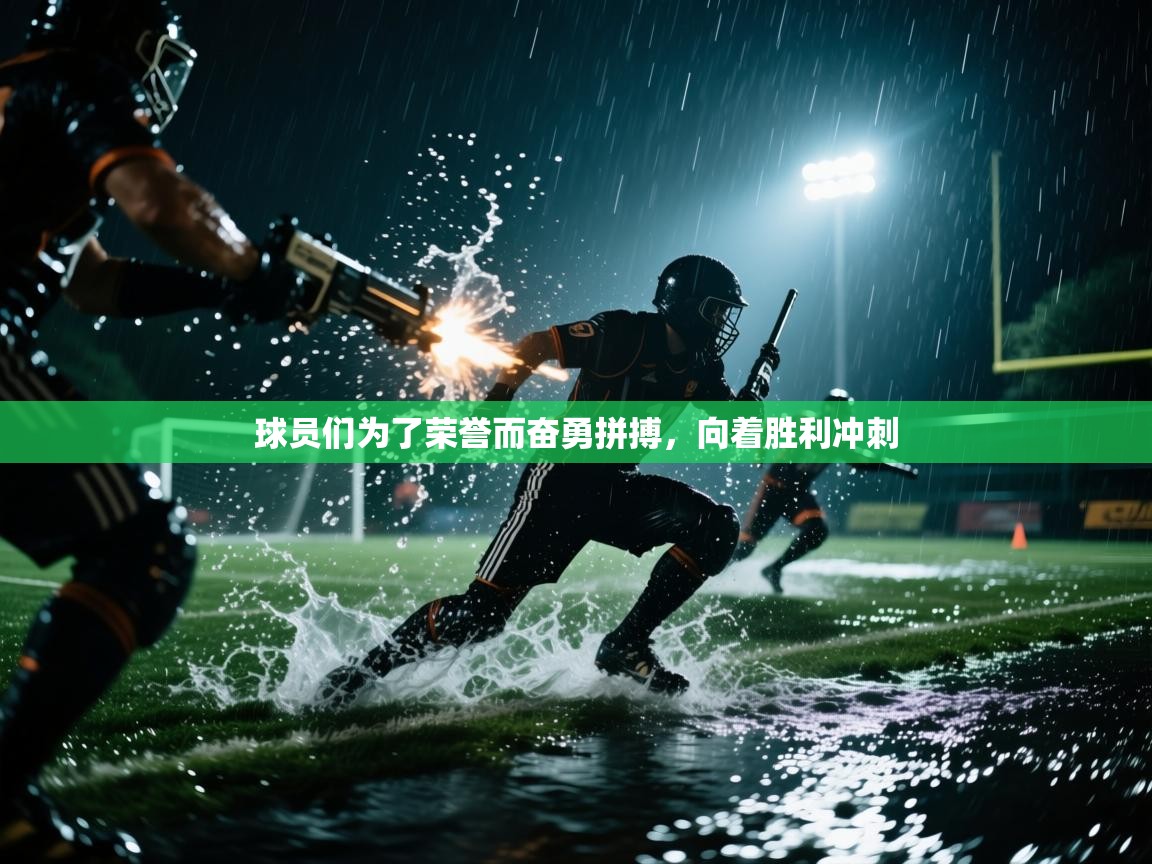 球员们为了荣誉而奋勇拼搏，向着胜利冲刺